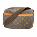 Louis Vuitton Shoulder Bag Monogram Reporter PM Brown