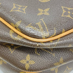 Louis Vuitton Shoulder Bag Monogram Reporter PM Brown — view 6