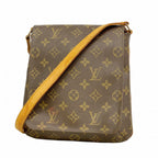 Louis Vuitton Shoulder Bag Monogram Musette Salsa Long Strap Brown