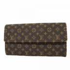 Louis Vuitton Wallet Monogram Mini Lin Portefeuille Sarah Ebene