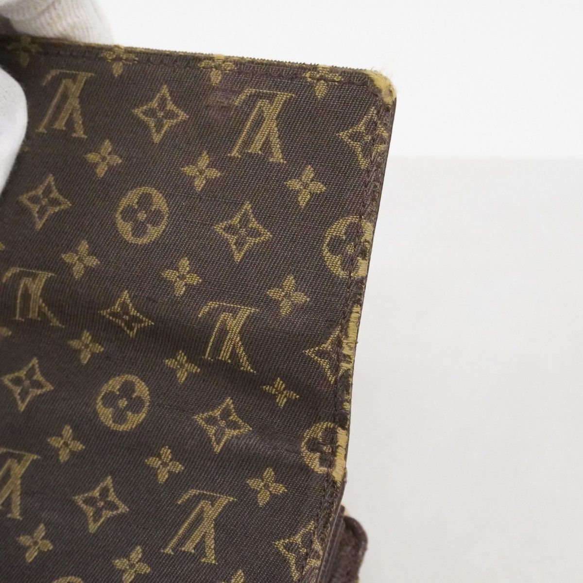 Louis Vuitton Wallet Monogram Mini Lin Portefeuille Sarah Ebene — view 5