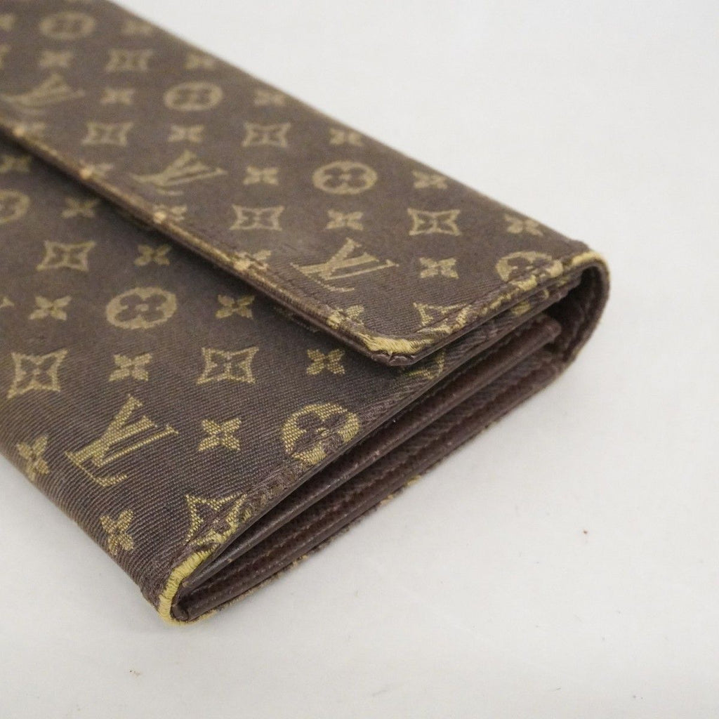 Louis Vuitton Wallet Monogram Mini Lin Portefeuille Sarah Ebene — view 6