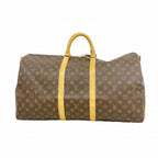 Louis Vuitton Boston Bag Monogram Keepall Bandouliere 55 Brown