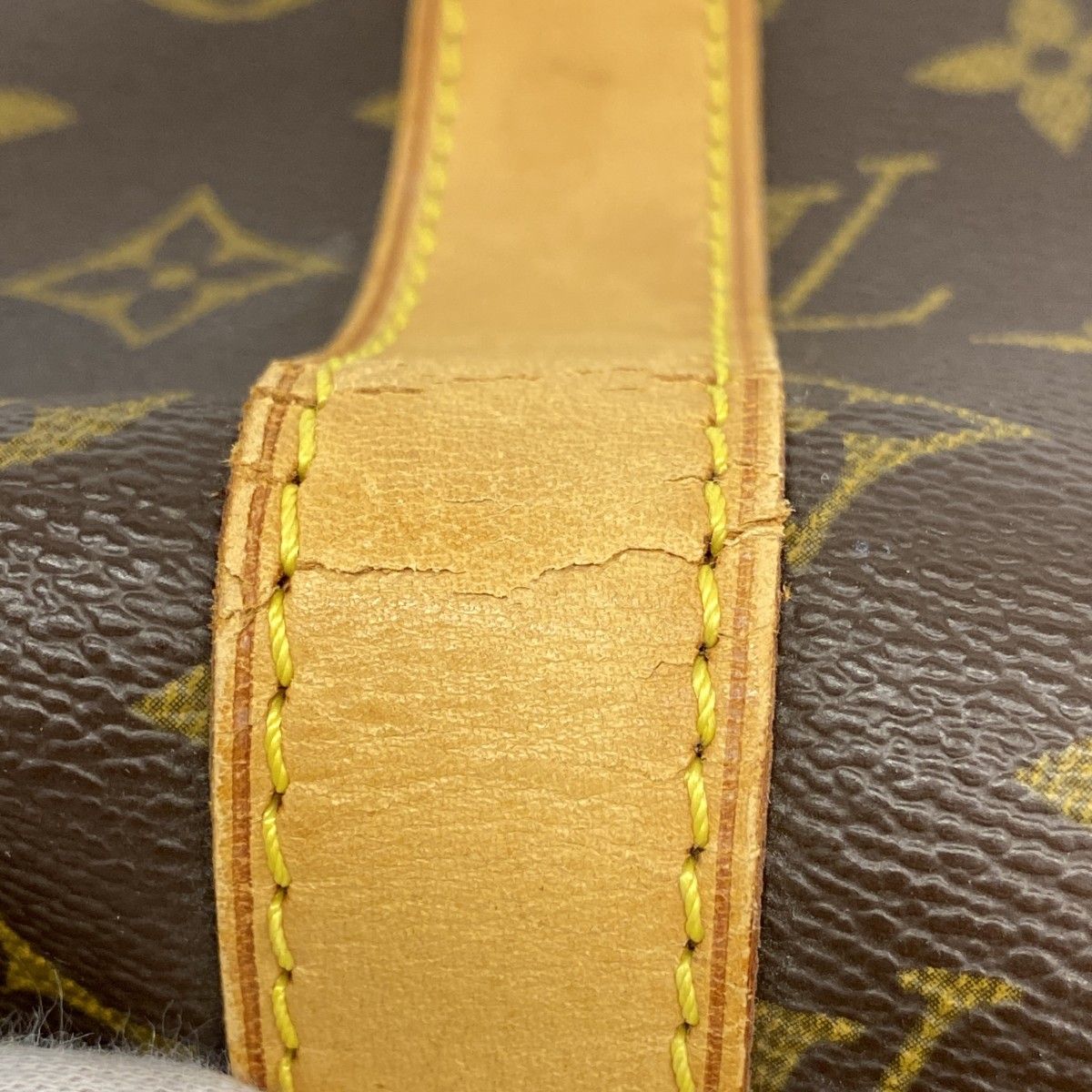 Louis Vuitton Boston Bag Monogram Keepall Bandouliere 55 Brown — view 6