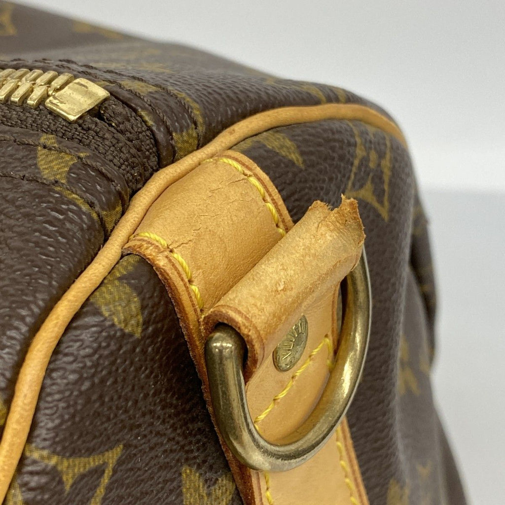 Louis Vuitton Boston Bag Monogram Keepall Bandouliere 55 Brown — view 8