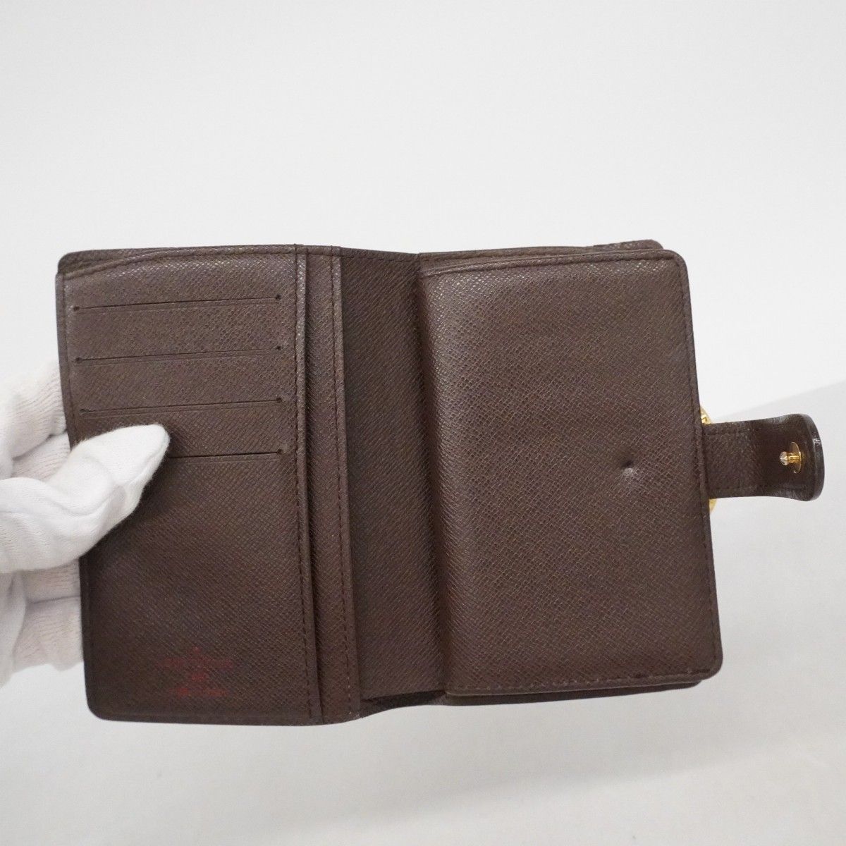Louis Vuitton Wallet Damier Porte-Monnaie Vier Viennois Ebene — view 3