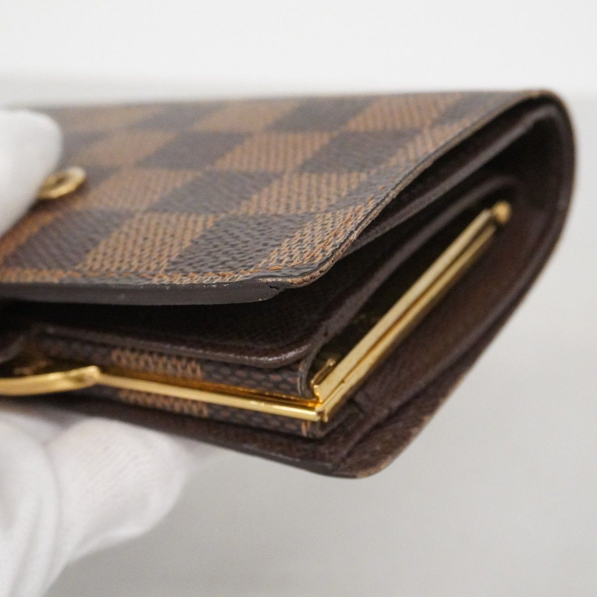 Louis Vuitton Wallet Damier Porte-Monnaie Vier Viennois Ebene — view 7