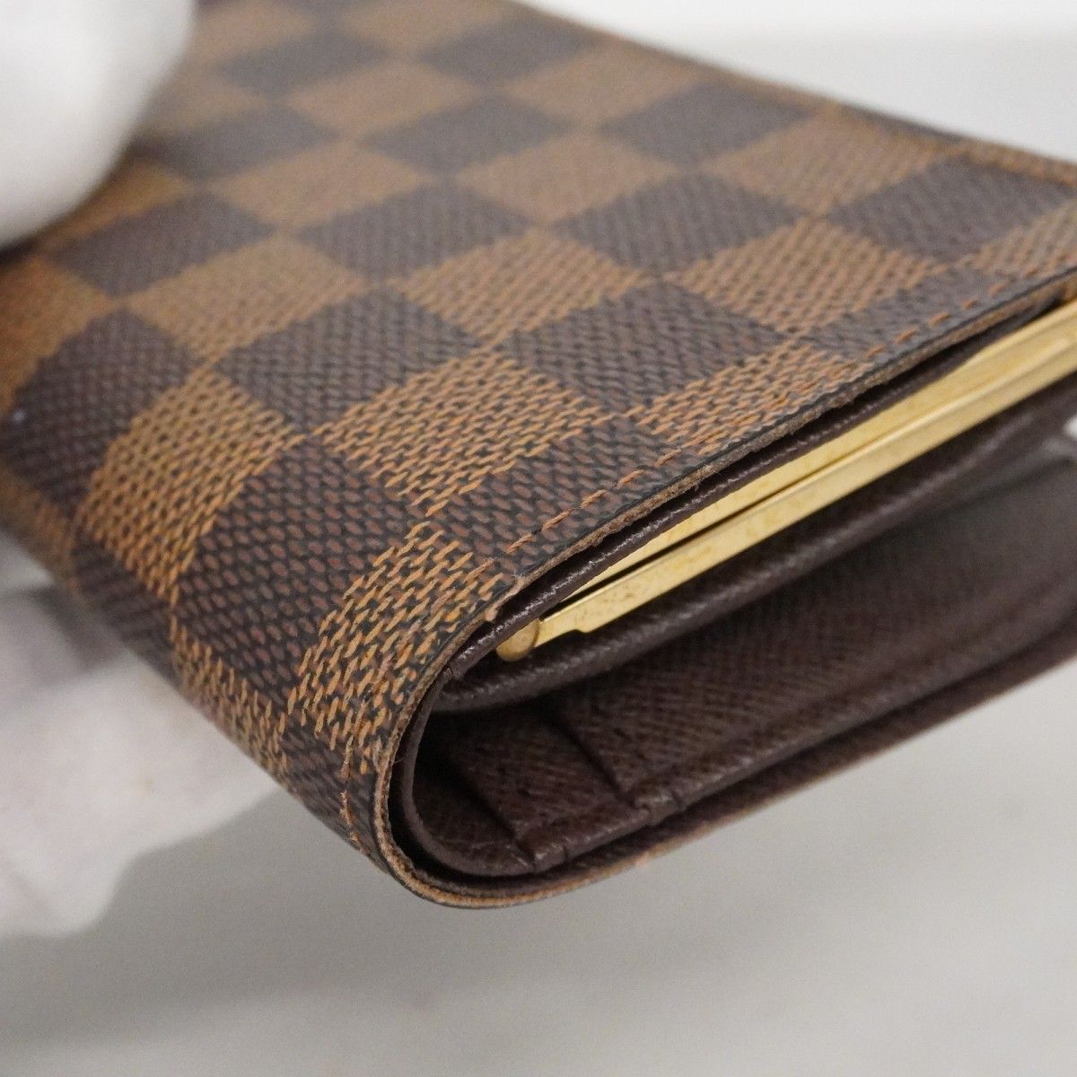 Louis Vuitton Wallet Damier Porte-Monnaie Vier Viennois Ebene — view 8