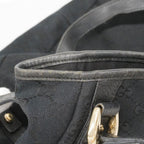 Gucci Tote GG Canvas Black Gold — view 6