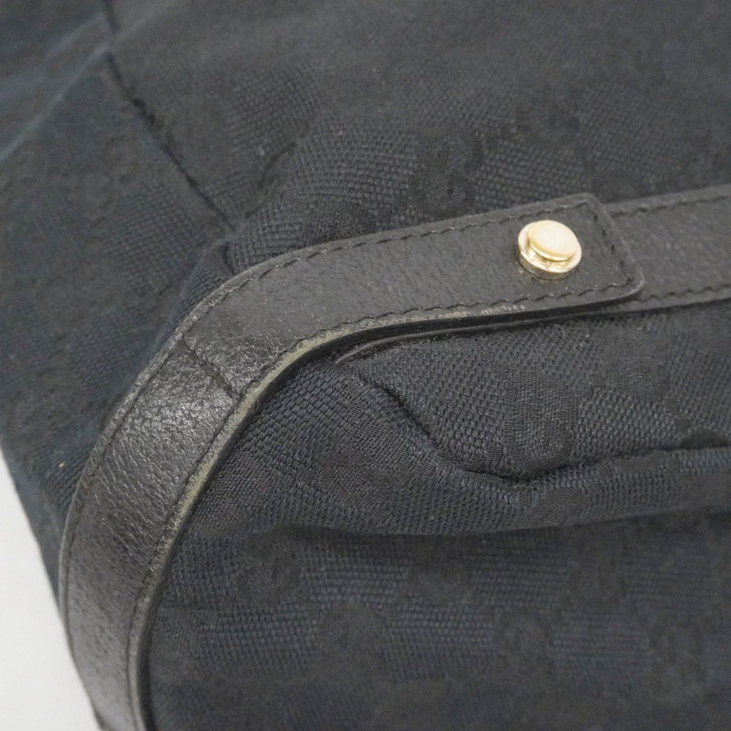 Gucci Tote GG Canvas Black Gold — view 7