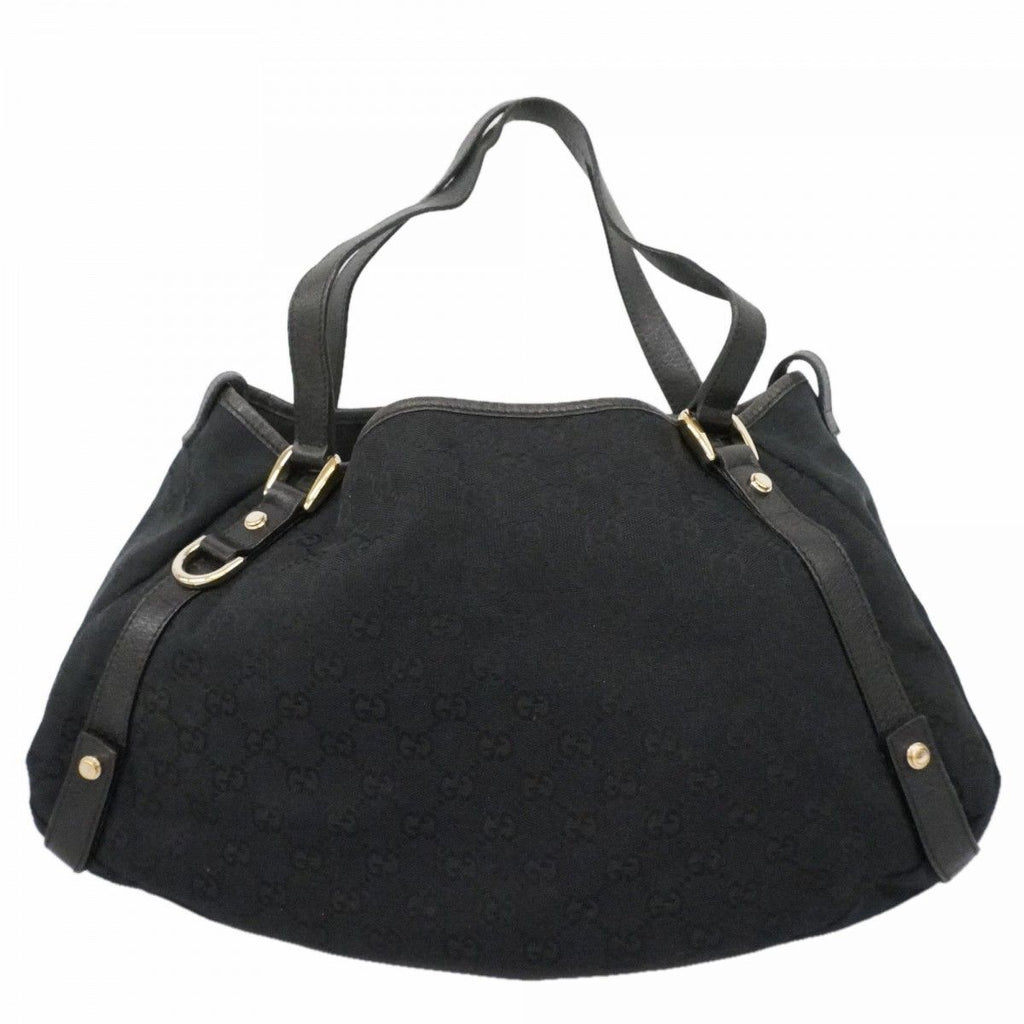 Gucci Tote GG Canvas Black Gold