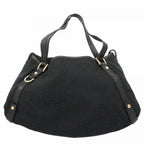 Gucci Tote GG Canvas Black Gold