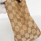 Gucci Handbag GG Canvas New Jackie Brown Gold — view 9