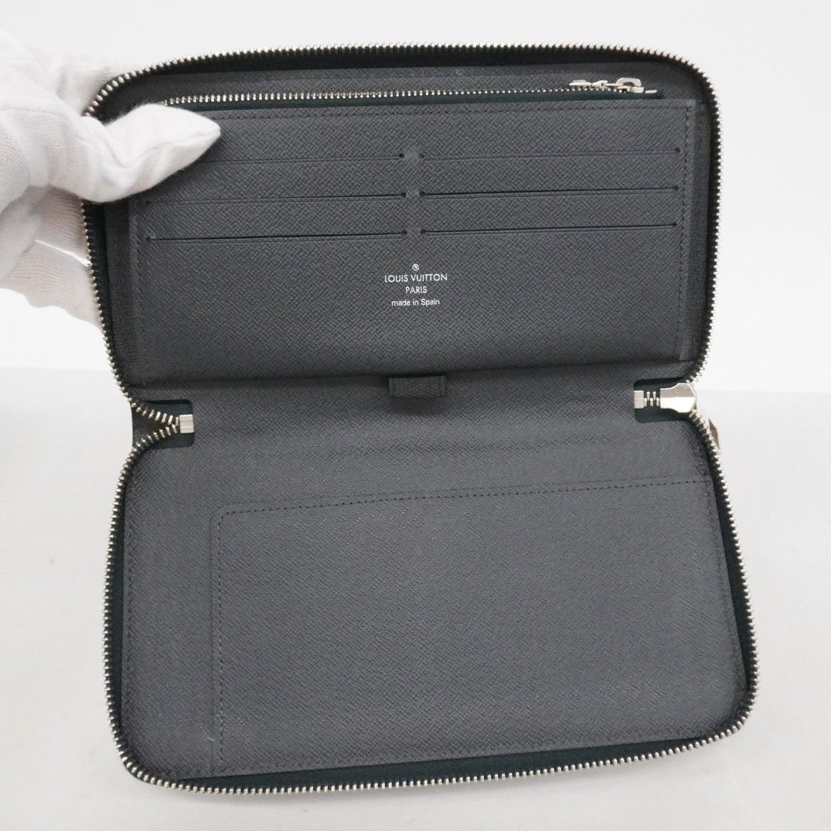 Louis Vuitton Wallet Epi Zippy Organizer Blue New — view 3