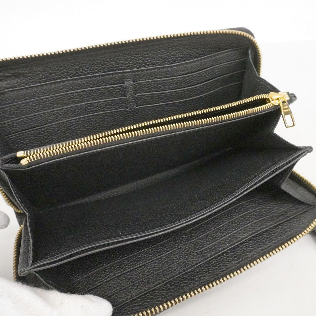 Louis Vuitton Wallet Monogram Empreinte Zippy Noir — view 3