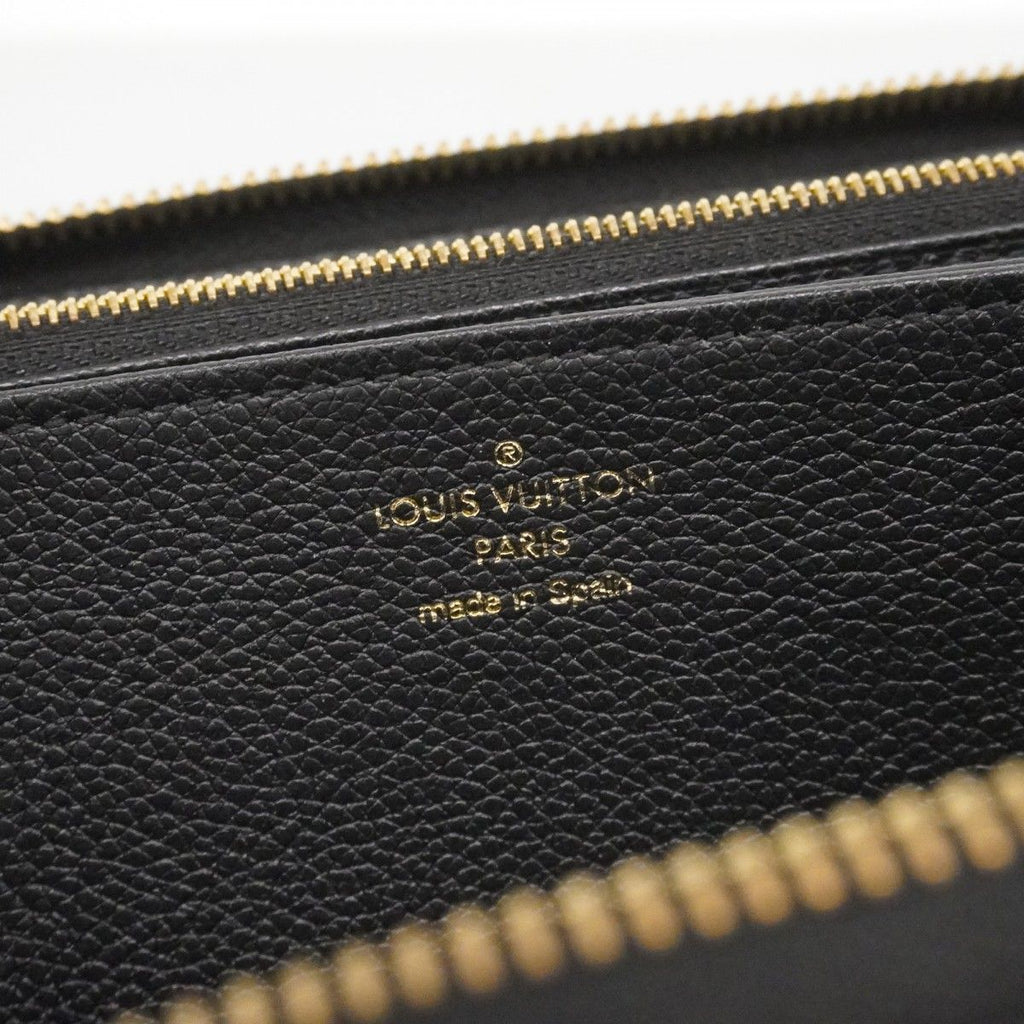 Louis Vuitton Wallet Monogram Empreinte Zippy Noir — view 4