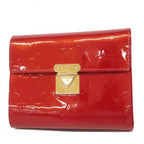 Louis Vuitton Trifold Wallet Vernis Portefeuille Koala Pomme D'amour