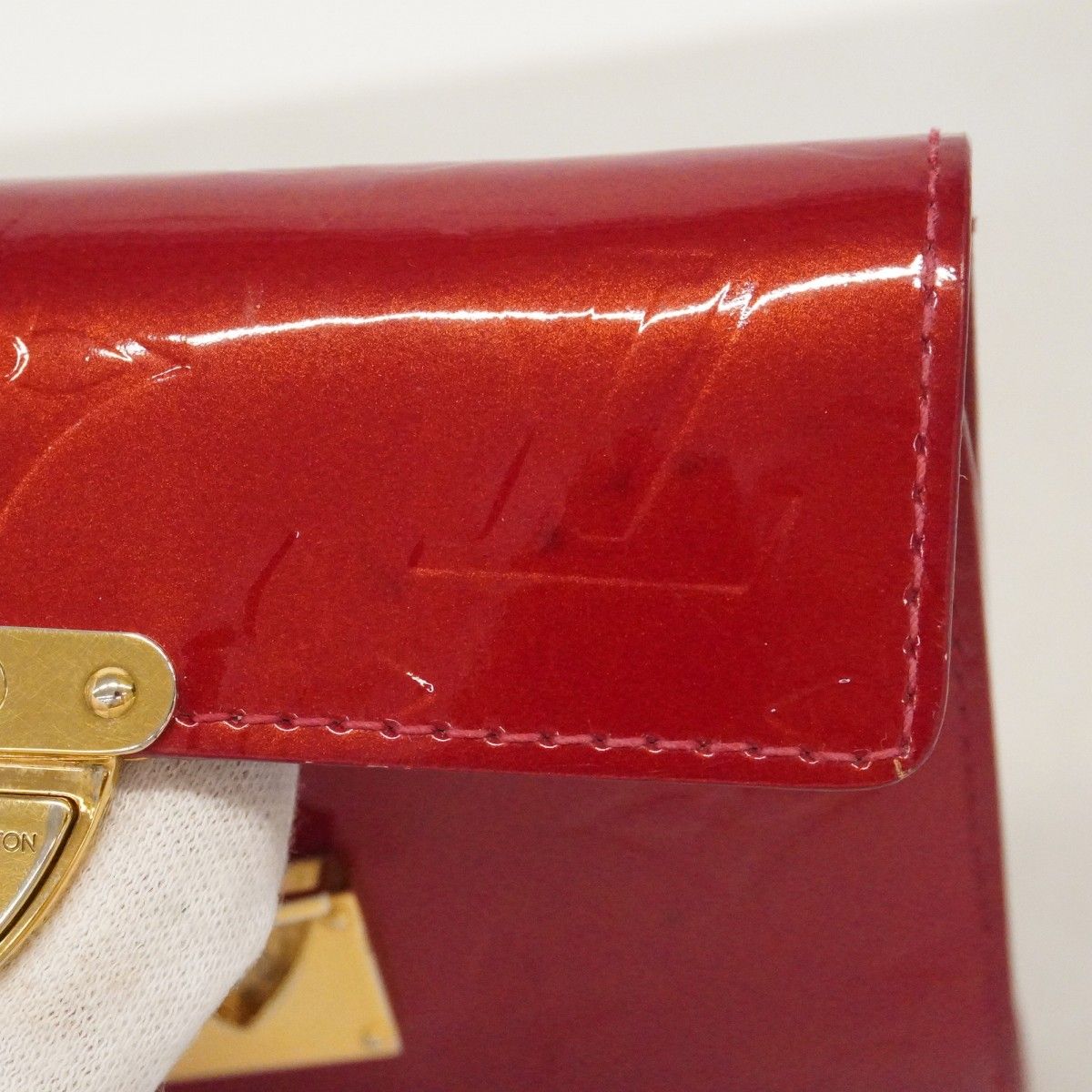 Louis Vuitton Trifold Wallet Vernis Portefeuille Koala Pomme D'amour — view 9