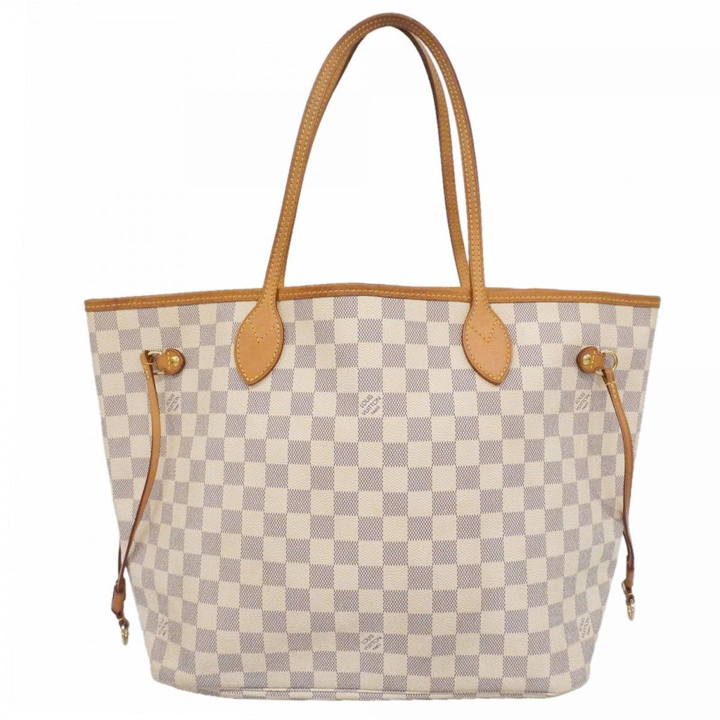Louis Vuitton Tote Damier Azur Neverfull MM White
