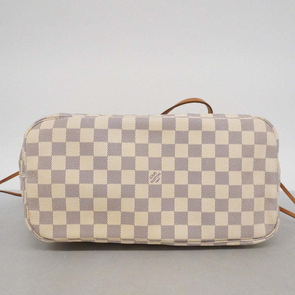 Louis Vuitton Tote Damier Azur Neverfull MM White — view 3
