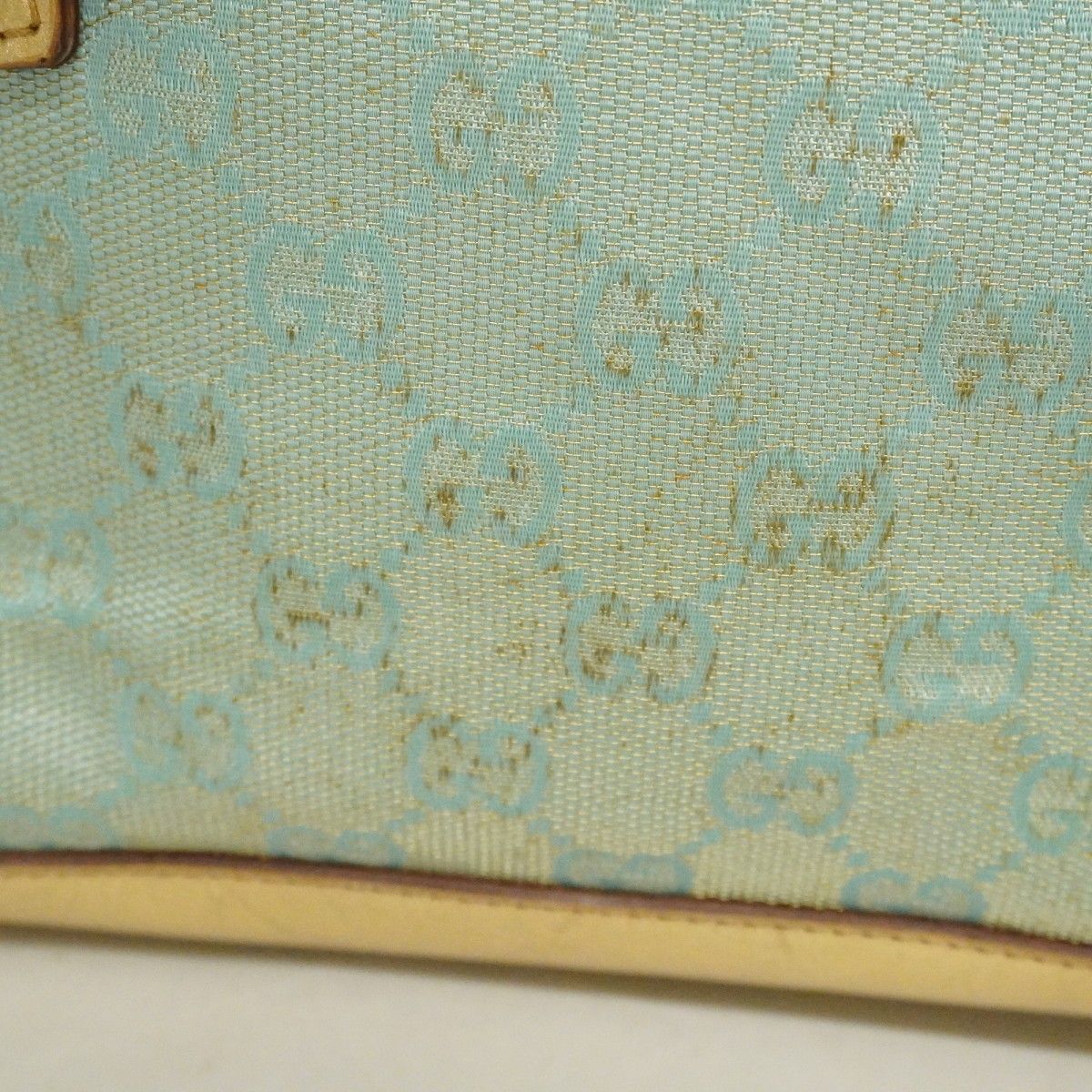 Gucci Handbag GG Canvas 000 Blue Gold — view 9