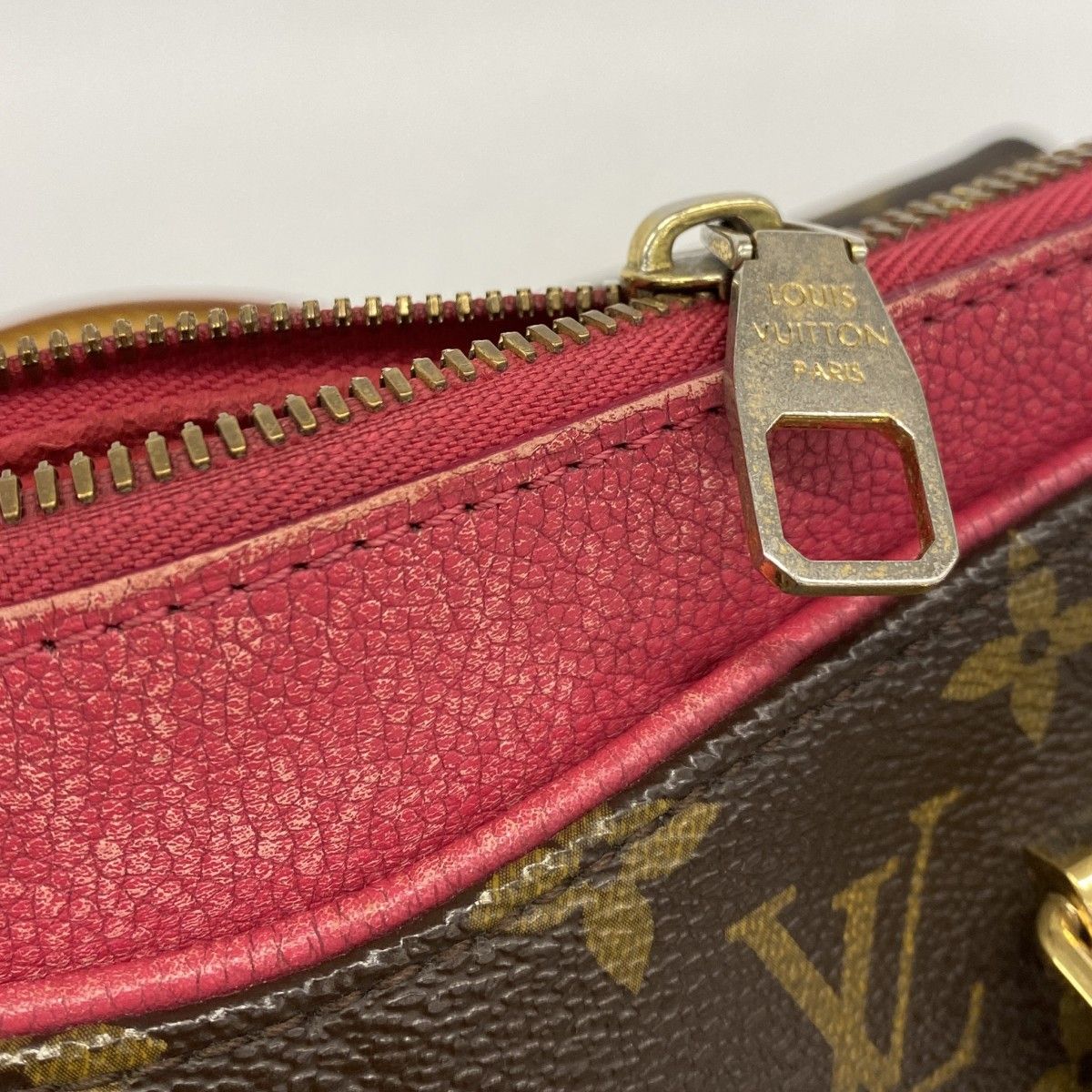 Louis Vuitton Handbag Monogram Pallas MM Brown Rose 2-Way — view 9