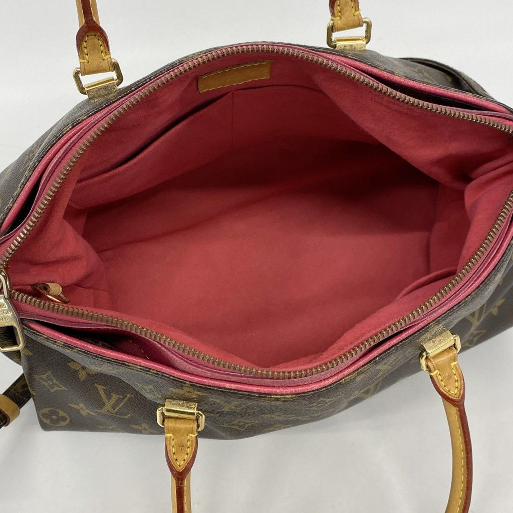 Louis Vuitton Handbag Monogram Pallas MM Brown Rose 2-Way — view 4