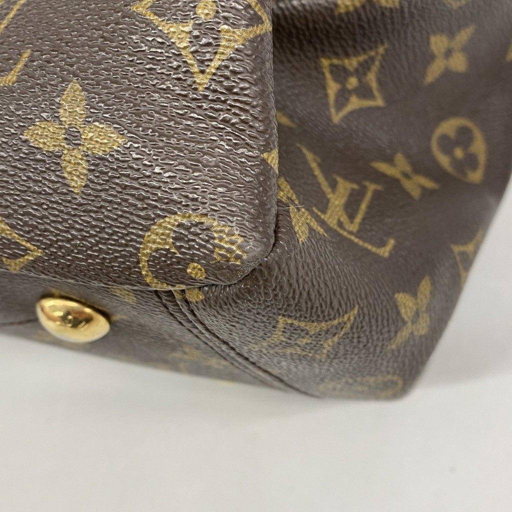 Louis Vuitton Handbag Monogram Pallas MM Brown Rose 2-Way — view 6