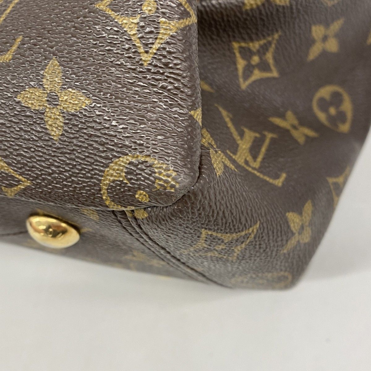 Louis Vuitton Handbag Monogram Pallas MM Brown Rose 2-Way — view 6