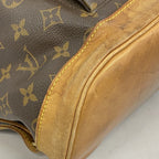 Louis Vuitton Backpack Monogram Montsouris GM Brown — view 6