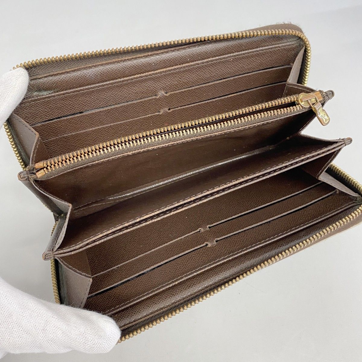 Louis Vuitton Wallet Damier Zippy Ebene — view 3