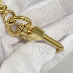 Louis Vuitton Key Holder Charm Fleur de Monogram Gold Multicolor — view 5