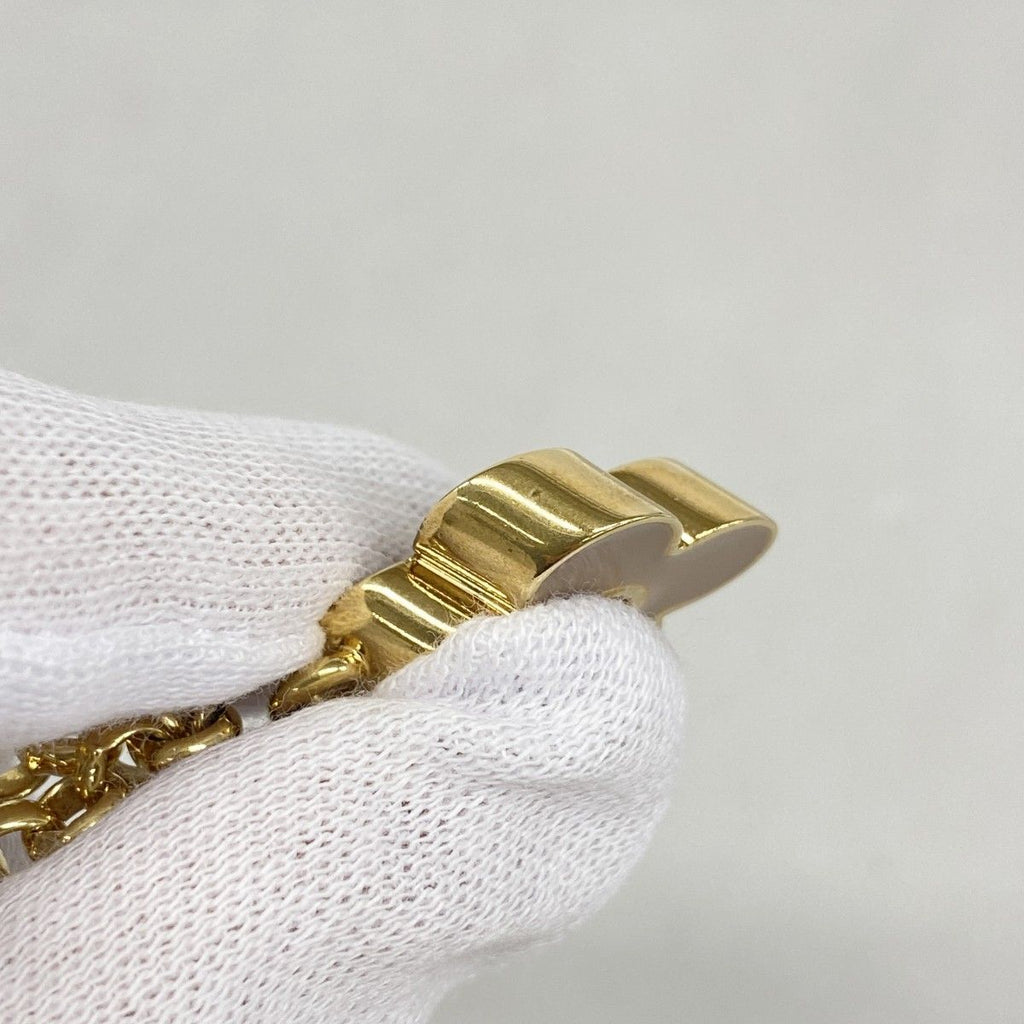 Louis Vuitton Key Holder Charm Fleur de Monogram Gold Multicolor — view 3