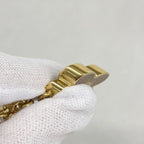 Louis Vuitton Key Holder Charm Fleur de Monogram Gold Multicolor — view 3