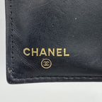 Chanel Wallet Quilted Caviar Leather Black Gold — view 4