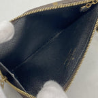 Louis Vuitton Coin Case Monogram Card Holder Recto Verso Brown Black — view 3