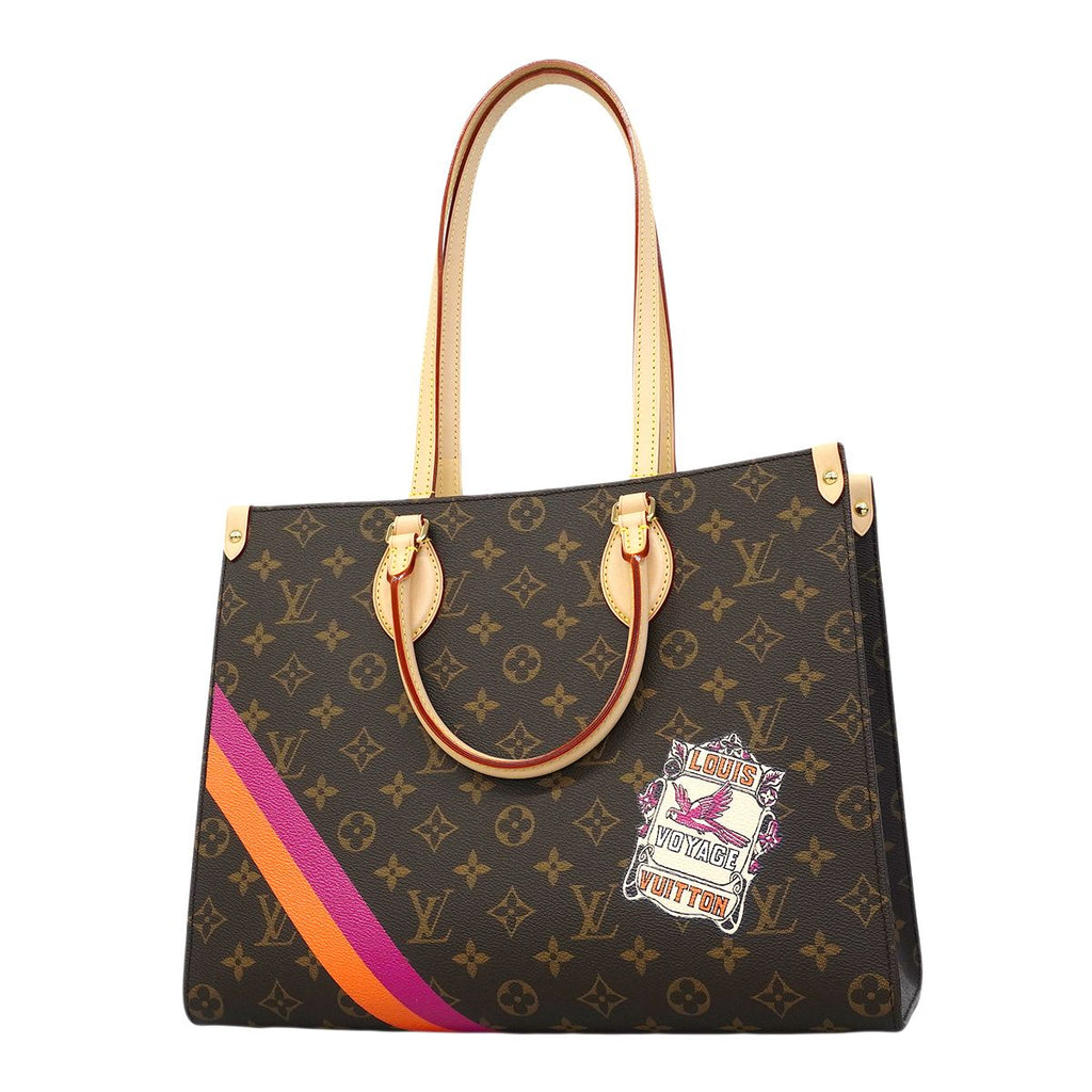 Louis Vuitton Tote Monogram On The Go MM Brown