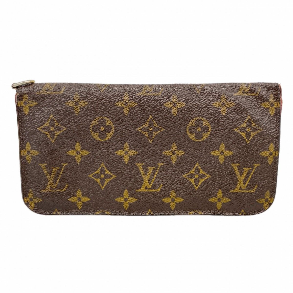 Louis Vuitton Wallet Monogram Portefeuille Insolite Brown Rouge