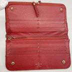 Louis Vuitton Wallet Monogram Portefeuille Insolite Brown Rouge — view 3