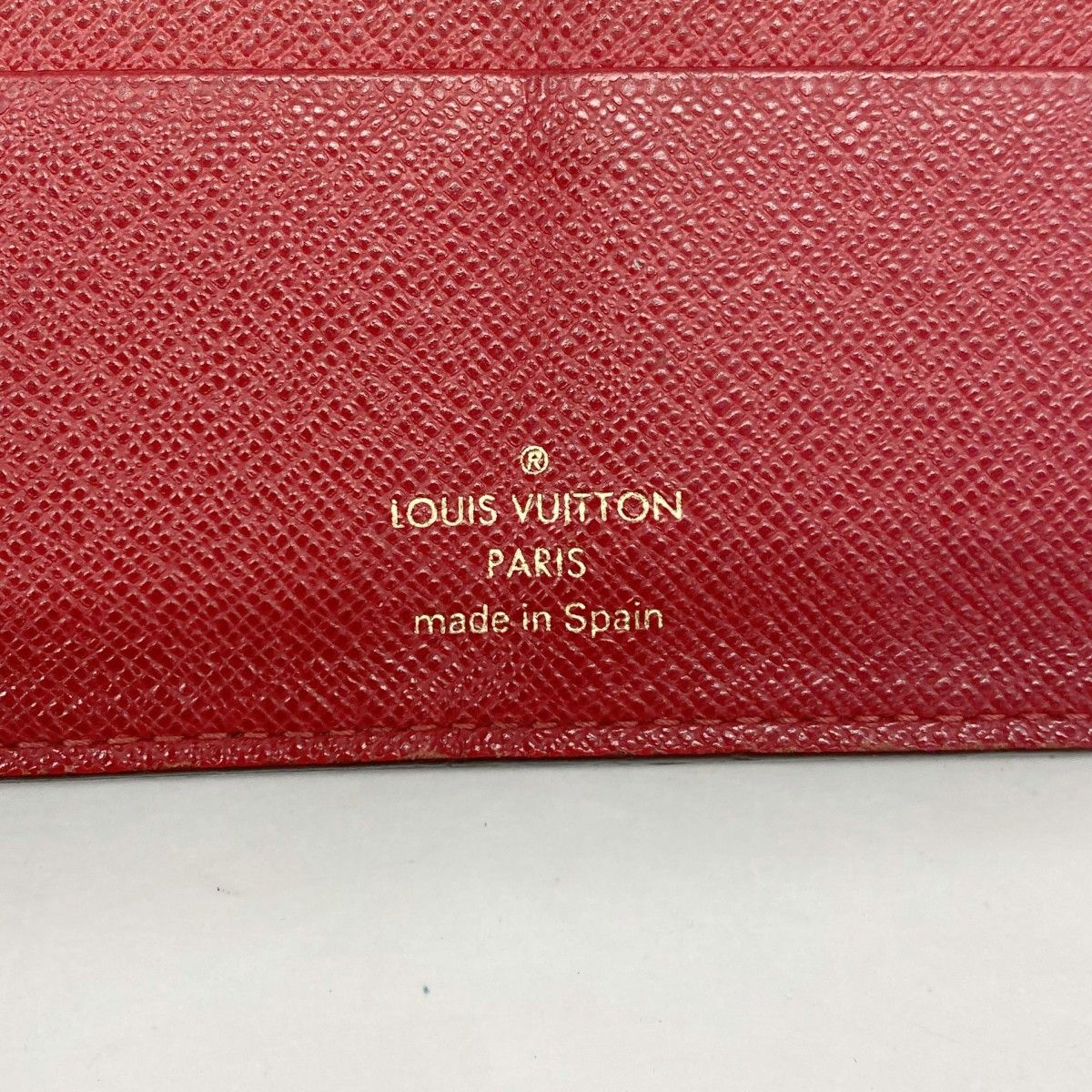 Louis Vuitton Wallet Monogram Portefeuille Insolite Brown Rouge — view 4