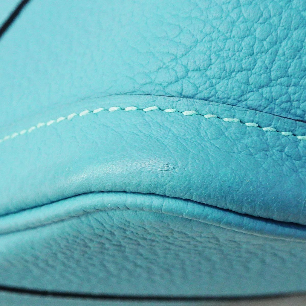 Hermes Tote Garden Party PM Country Blue Atoll Silver — view 6