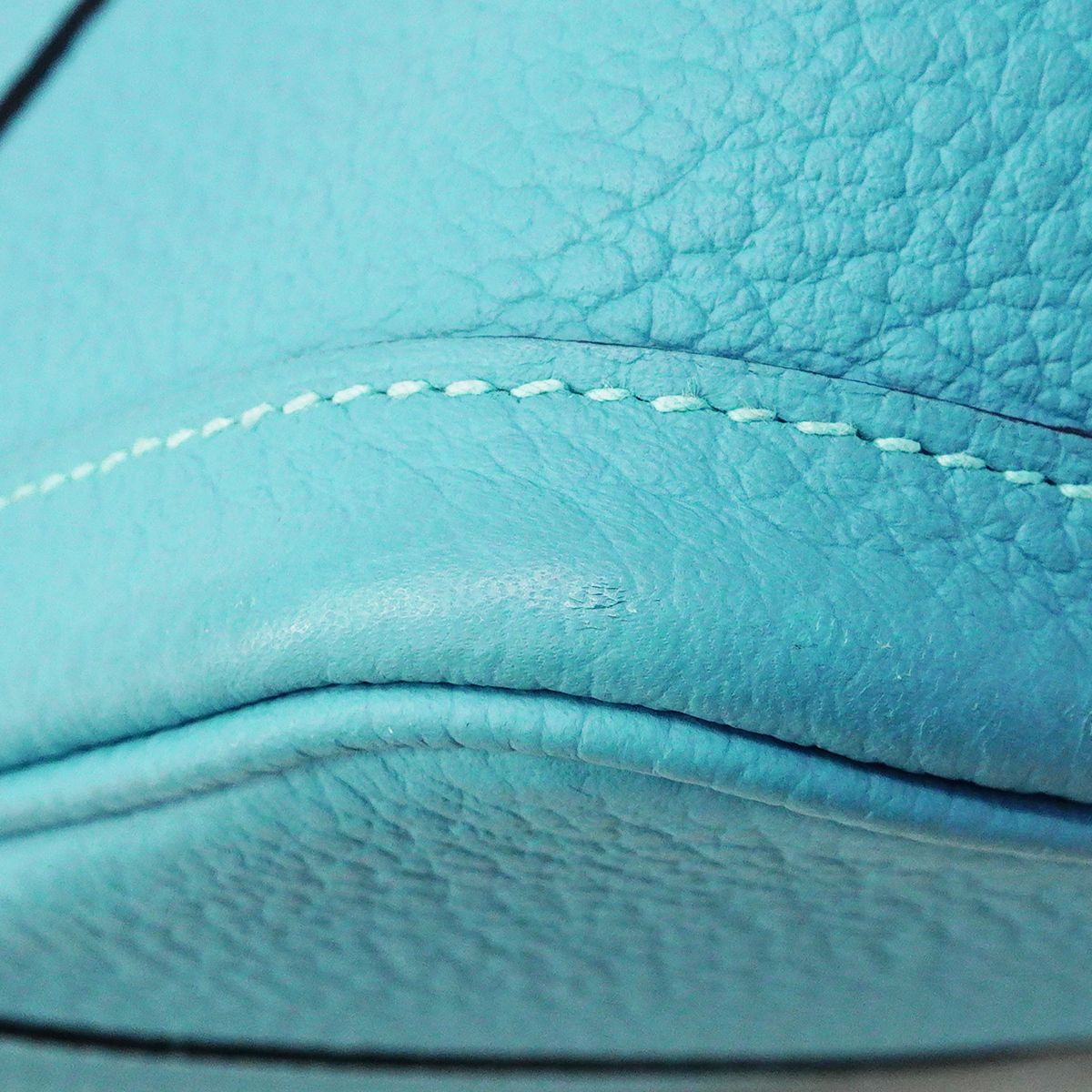 Hermes Tote Garden Party PM Country Blue Atoll Silver — view 6