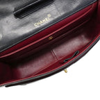Chanel Shoulder Bag Quilted Lambskin Black Gold — view 4