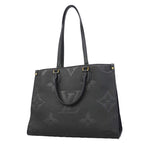 Louis Vuitton Tote Monogram Empreinte On The Go MM Noir 2-Way