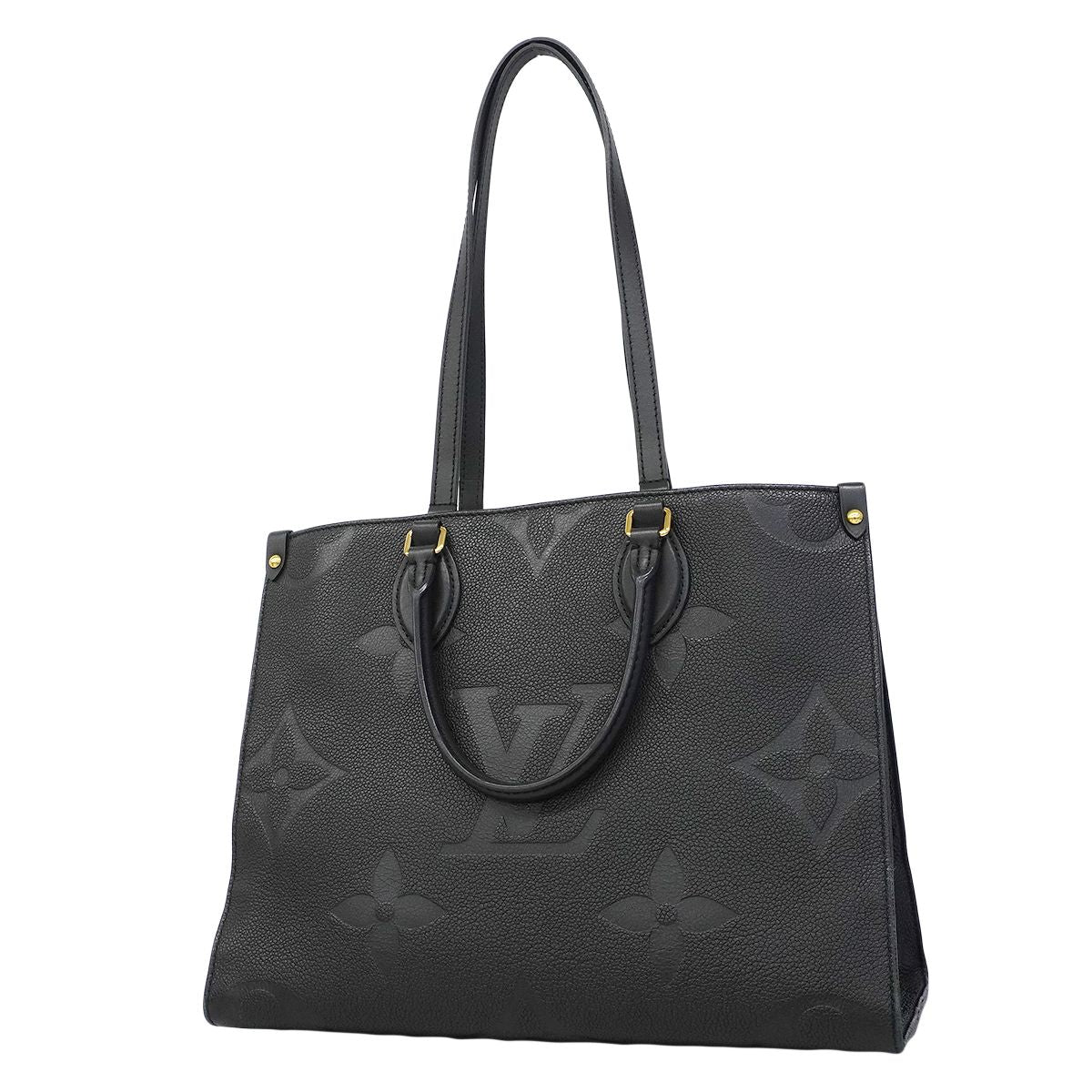 Louis Vuitton Tote Monogram Empreinte On The Go MM Noir 2-Way