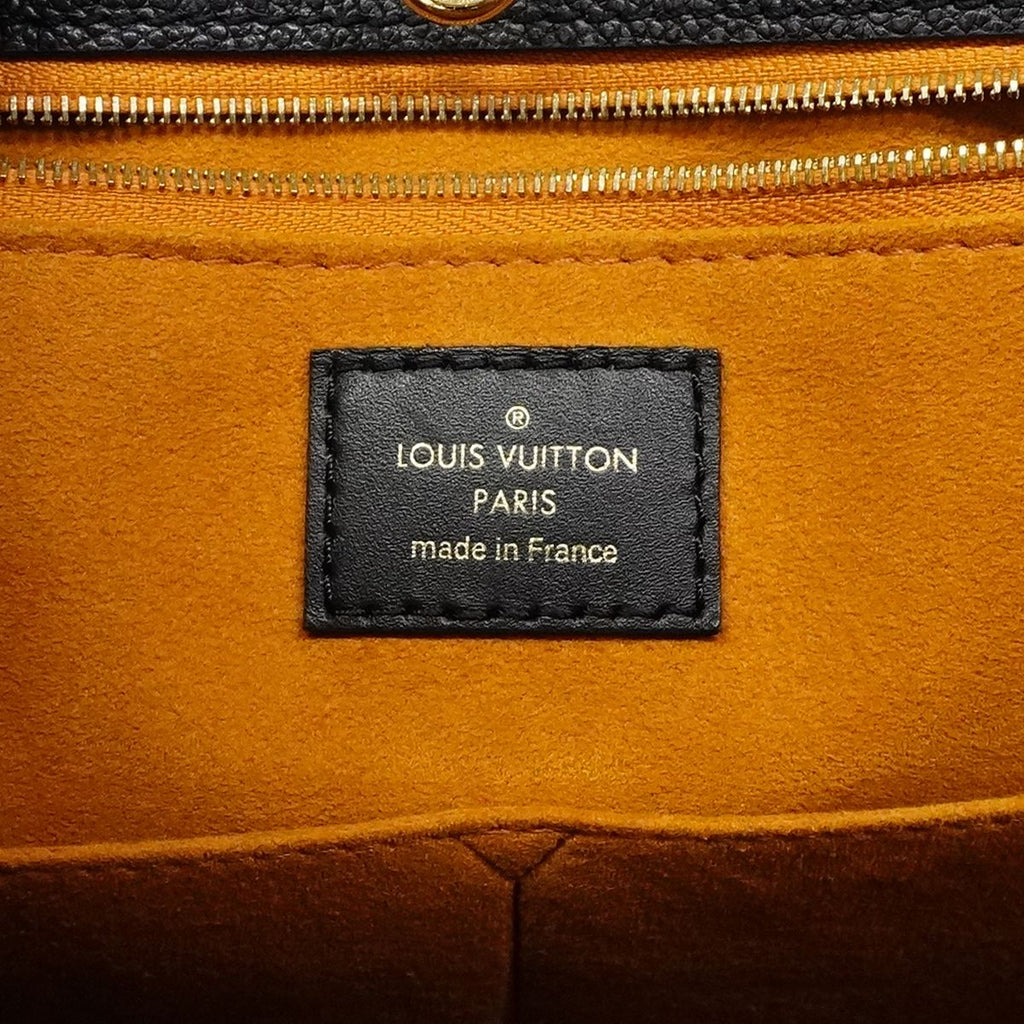 Louis Vuitton Tote Monogram Empreinte On The Go MM Noir 2-Way — view 5