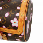 Louis Vuitton Handbag Monogram Cherry Blossom Takashi Murakami Papillon Brown — view 8