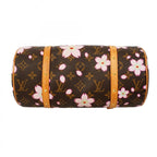 Louis Vuitton Handbag Monogram Cherry Blossom Takashi Murakami Papillon Brown — view 3