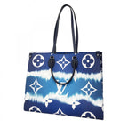 Louis Vuitton Tote LV Escale On The Go GM Blue White 2-Way