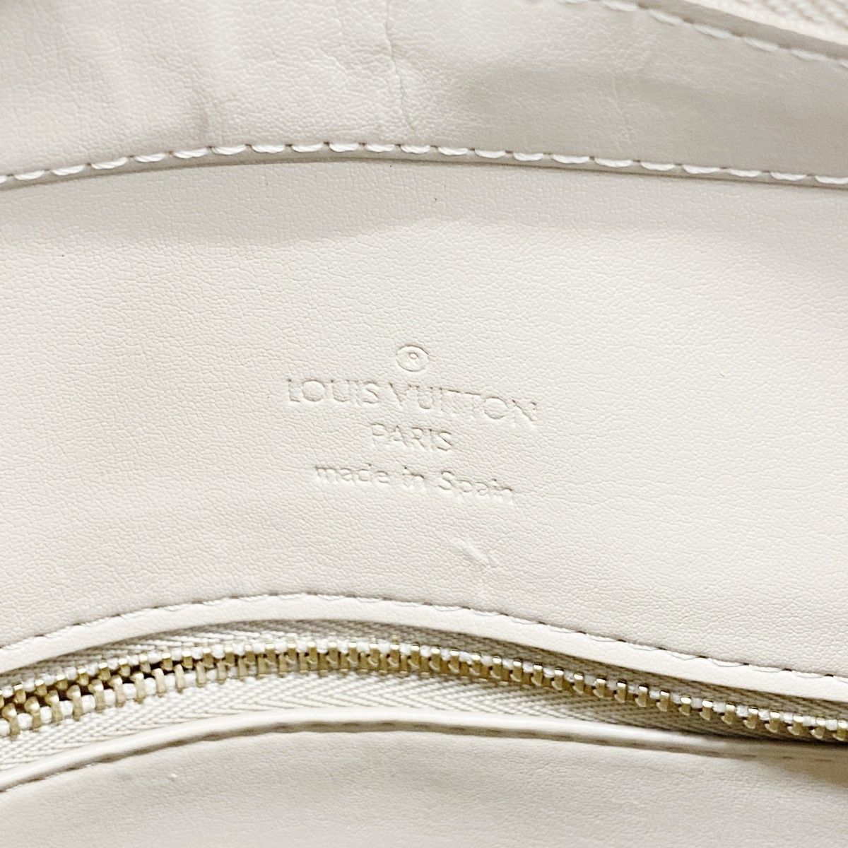 Louis Vuitton Tote Vernis Houston Beige — view 5